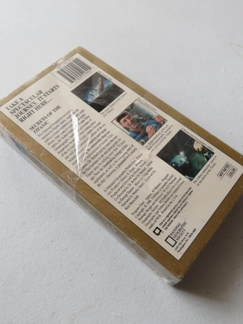 Secrets of the Titanic, Egypt: Quest for Eternity National Geographic Video VHS